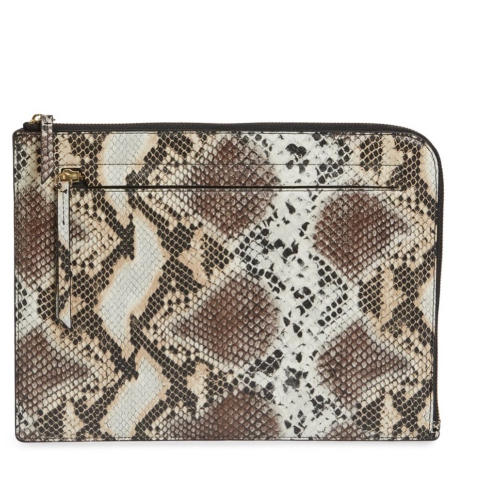Snake Leather Pouch